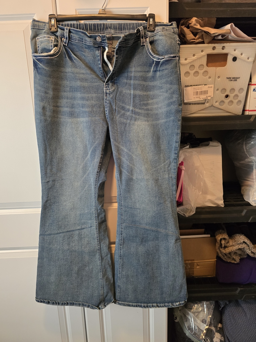 Women’s Light Blue Flare Jeans